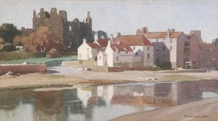 ARR - Leonard Russel Squirrell (1893-1979), Bomby Castle, Kirkcudbright, Watercolour, Signed and