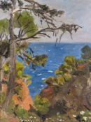 ARR - William Goodridge Roberts (1904-1974), Coastal view (Southern France?), Oil on canvas, Signed