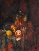 ARR - Henri van Os-Delhez (1880-1976), A table still life, Oil on canvas, Signed lower right, 51 x