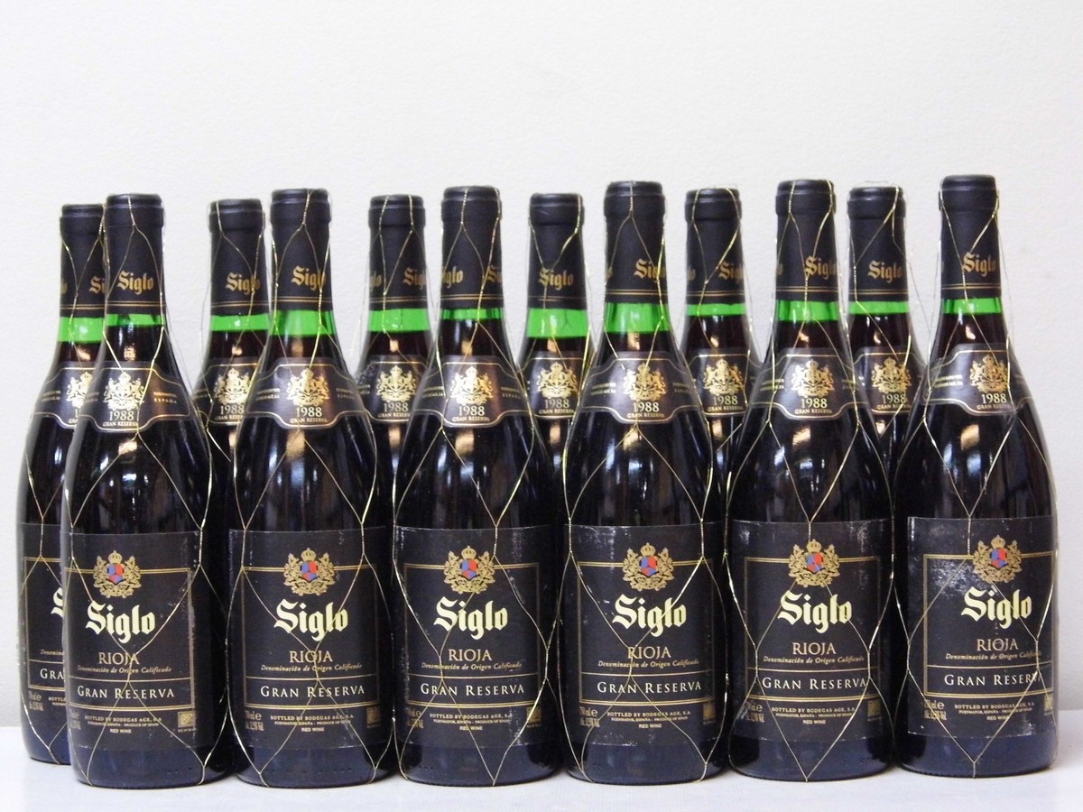 Siglo Rioja Gran Reserva 1988 12  bts