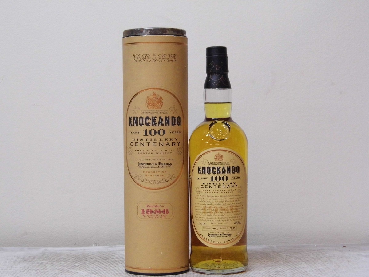 Knockando 12 yr Old Centenary Edition 70cl 40% Vol 1 bt Presentation Tube