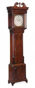 A George III mahogany eight-day longcase clock, R. Greaves, Macclesfield, late 18th century, the