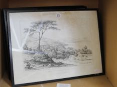 William Cowen (1791-1864) 5 Italian and Swiss views, Engravings Circa 1824 Each c.330 x 470mm. (13