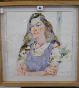 Charles Reid (20th century) Quiet reflection Watercolour Signed lower right 38 x 38 cm