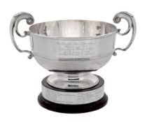 The Stewart Paul Perpetual Challenge cup, an Edwardian silver twin handled...  The Stewart Paul