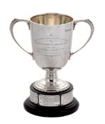 The Myddleton Perpetual Challenge Cup, a silver twin handled cup by Mappin &...  The Myddleton