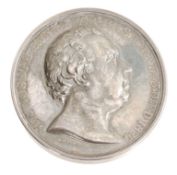 The Horticultural Society of London, Banksian medal, silver, by W  The Horticultural Society of