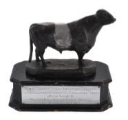 The Lullenden Perpetual Challenge Trophy, a bronze figure of a Belted...  The Lullenden Perpetual