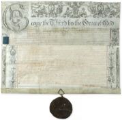 Letters Patent granting the "Establishment of a Board Society or Body...  ( King of Great Britain