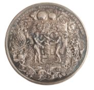 The Worshipful Company of Fruiterers, silver prize medal awarded 1923  The Worshipful Company of