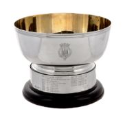 The Prince Phillip Cup, a silver bowl by Wakely & Wheeler, London 1949  The Prince Phillip Cup, a