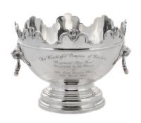 The Butchers Perpetual Rose Bowl, a silver pedestal rose bowl by Atkin Brothers  The Butchers