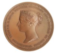 Royal Agricultural Society, 50th Anniversary 1889, bronze medal by W  Royal Agricultural Society,