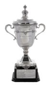 The Friesian Perpetual Challenge Trophy, a silver twin handled cup and cover...  The Friesian
