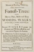 Cook (Moses) - The Manner of Raising, Ordering, and improving Forrest-Trees: Also, How to Plant,