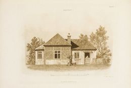 Malton (James) - An Essay on British Cottage Architecture,  second edition, 23 sepia aquatint