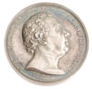 The Horticultural Society of London, Banksian medal, silver, by W  The Horticultural Society of