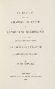 Repton (Humphry) - An Enquiry into the Changes of Taste in Landscape Gardening,  first edition ,