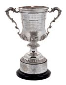 The Norsebury Cup, a silver twin handled cup by Atkin Bros  The Norsebury Cup, a silver twin handled