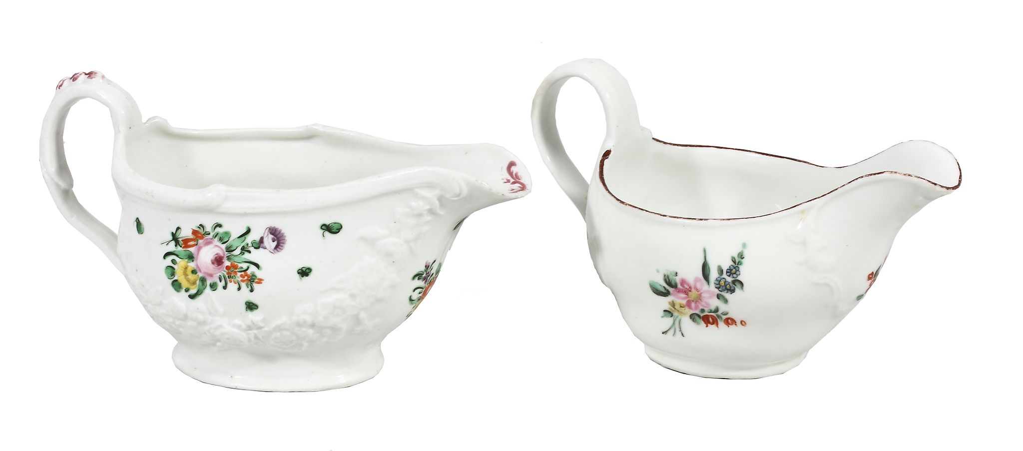 Three items of Derby porcelain, circa 1760-70  Three items of Derby porcelain,   circa 1760-70,