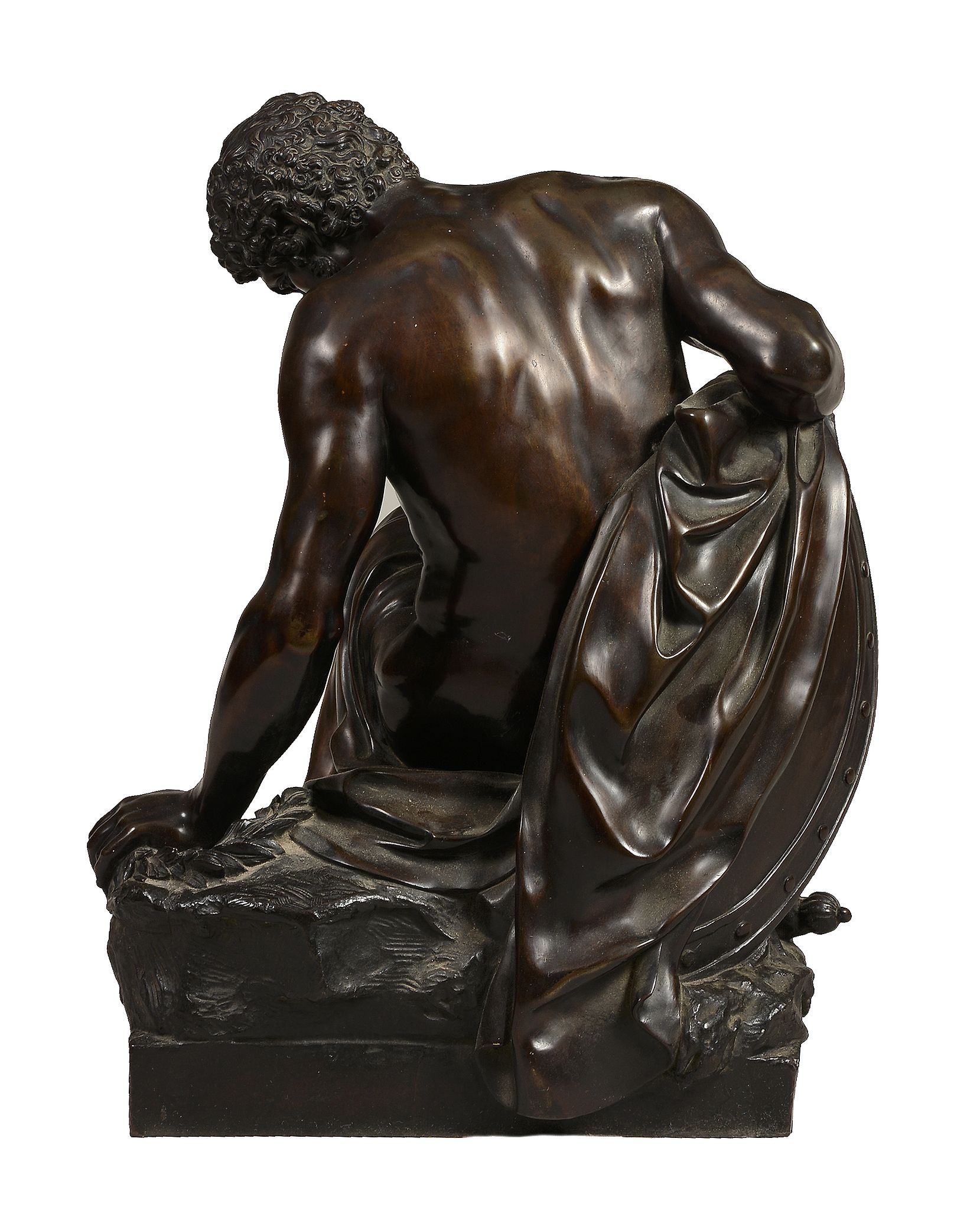 After Pierre Julien, Gladiateur Mourant, a patinated bronze model of a...  After Pierre Julien ( - Image 4 of 4