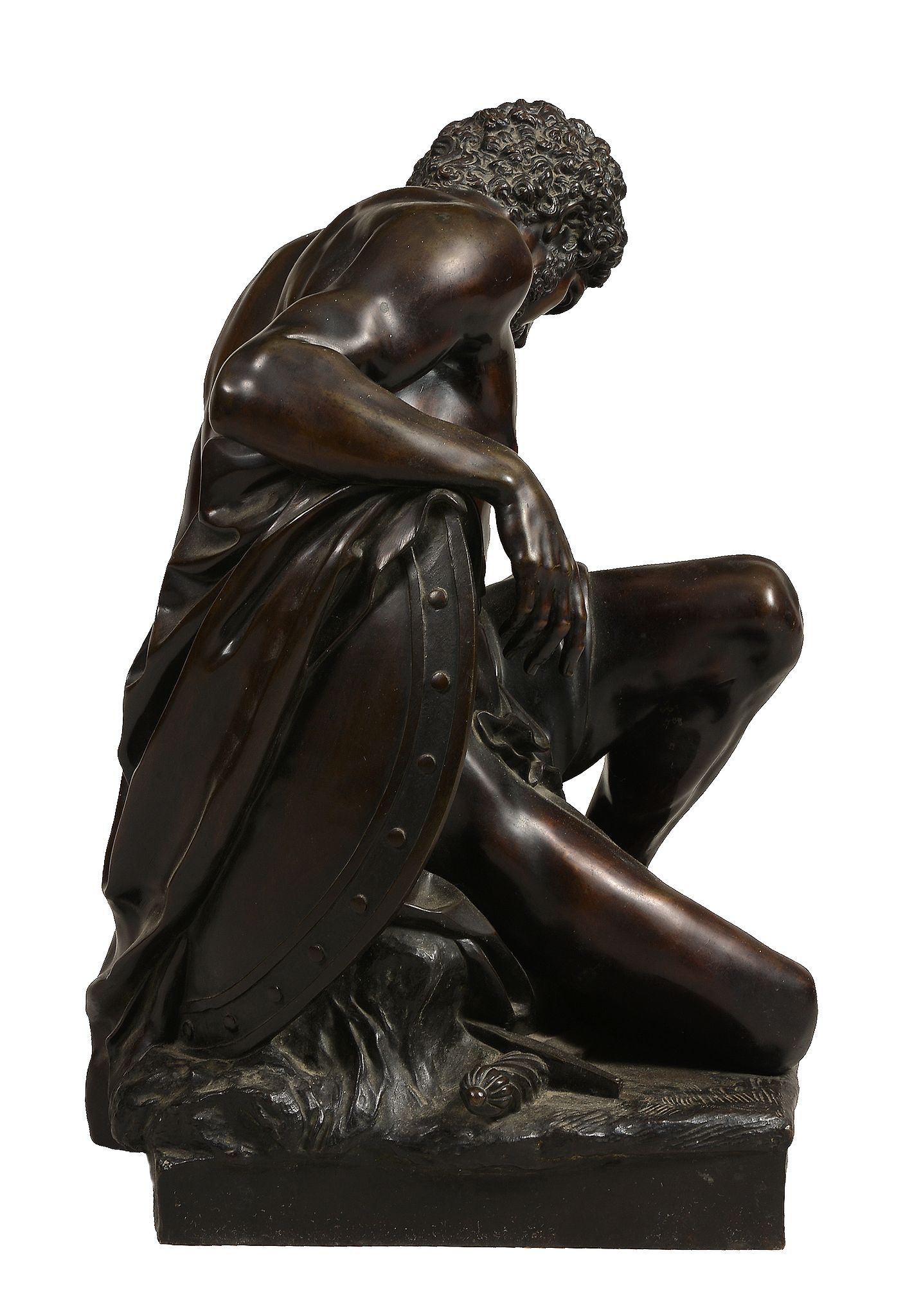 After Pierre Julien, Gladiateur Mourant, a patinated bronze model of a...  After Pierre Julien ( - Image 3 of 4