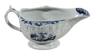 Three items of Worcester porcelain, third quarter 18th century  Three items of Worcester porcelain,