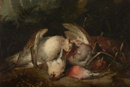 William Duffield (1816-1863) - Still life of dead game Oil on canvas Signed lower right 30 x 45