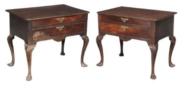 A pair of George II mahogany side tables, circa 1740  A pair of George II mahogany side tables  ,