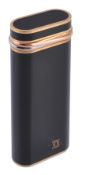 Cartier, a black lacquer lighter, no E66281  Cartier, a black lacquer lighter,   no E66281, the