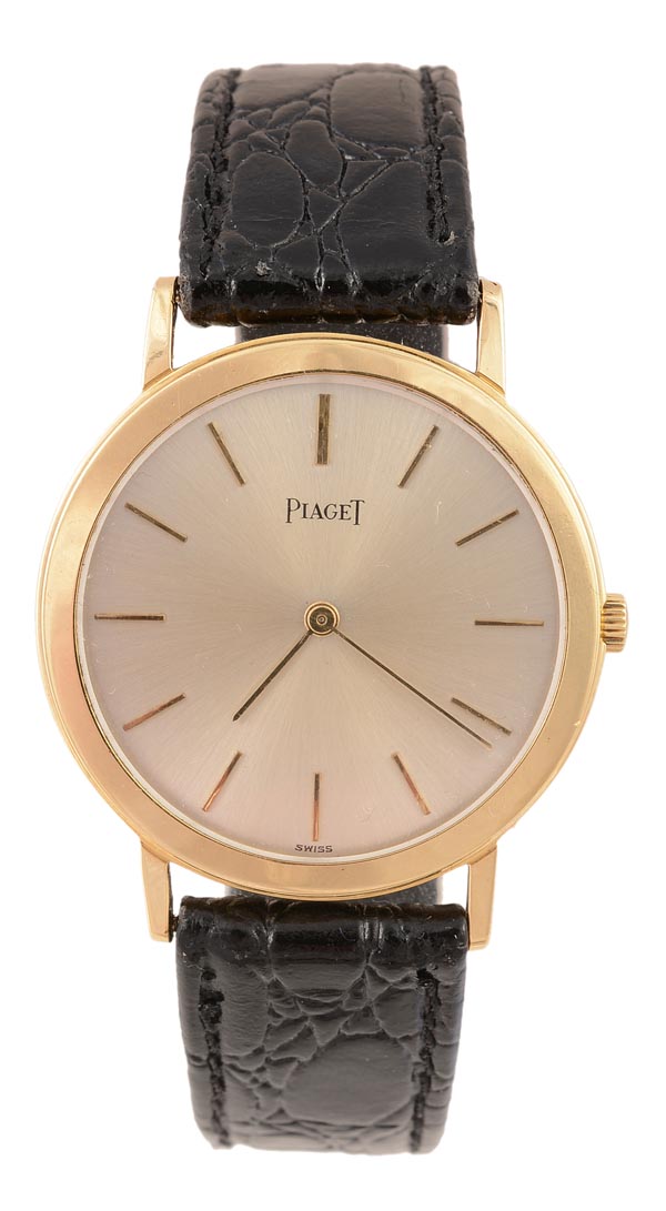 Piaget, a gentleman`s 18 carat gold wristwatch, circa 1966, ref. 9613, no. 108367, the two piece