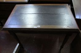 A Victorian mahogany two drawer writing table Best Bid