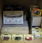 A collection of Lledo Days Gone diecast cars and others