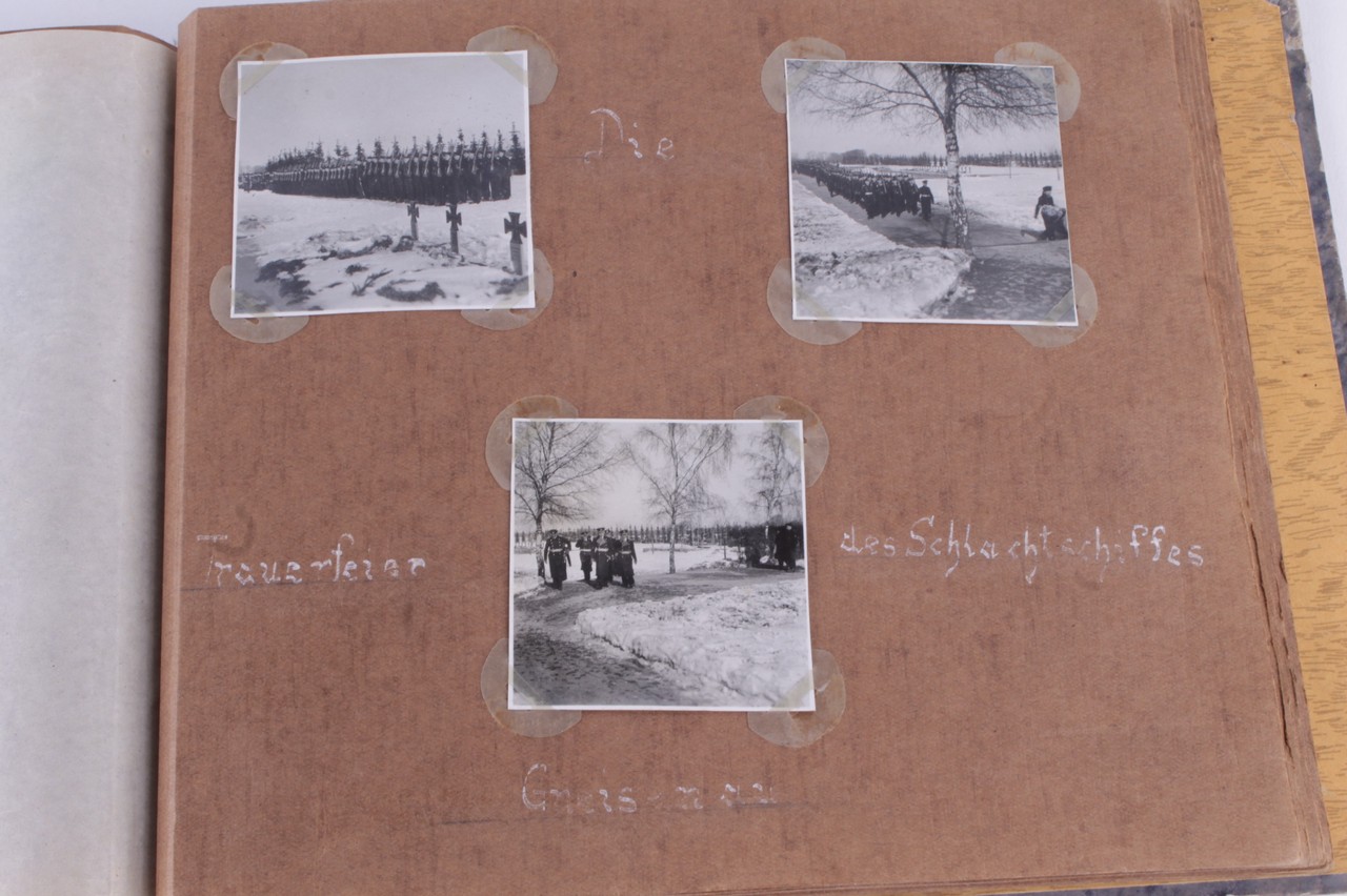 A World War II photograph album for a member of the Kriegsmarine. - Image 4 of 6