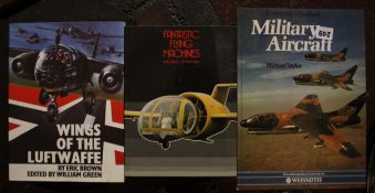 A quantity of Military Aircraft reference books, featuring the RAF, Soviet Union planes, Luftwaffe