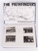 An album of photographs and other memorabilia from World War II relating to the Headquarter Ship,