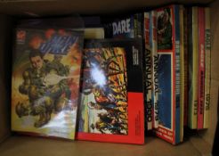 A number of Dan Dare books, some Eagle and others: Eagle Annual 1970 - 1975 Spaceship Away part 1-