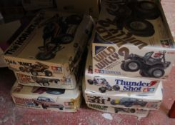Seven Tamiya model car kits. A/F There is no condition report for this lot. Best Bid
