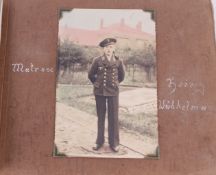 A World War II photograph album for a member of the Kriegsmarine.