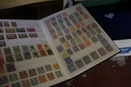 [Stamps] - Six albums of mostly World stamps.