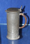 A Liberty & Co. `Tudric` pewter jug, #0280 to base, 20cm high.
