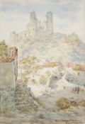 Thomas Matthews Rooke (1842-1942) Domerat Haute Loire Watercolour Signed and inscribed (twice)