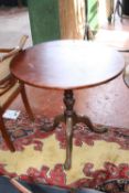 An 18th Century mahogany tripod table 79cm diameter  Best Bid