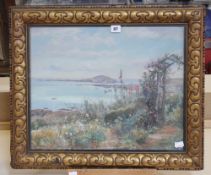 Ernest.H. Ehlers (1858-1943) Coastal scene Oil on canvas Signed lower right 39.5 x 49.5cm