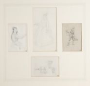 William Leighton Leitch (1804-1883) Studies drawn from life A group of seven framed as two, pencil,