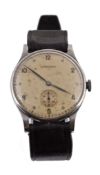 Longines, a gentleman`s stainless steel wristwatch, circa 1945, ref Longines, a gentleman`s