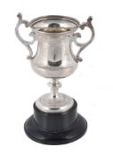 A silver trophy cup by Horton & Allday, Birmingham 1928 A silver trophy cup by Horton & Allday,