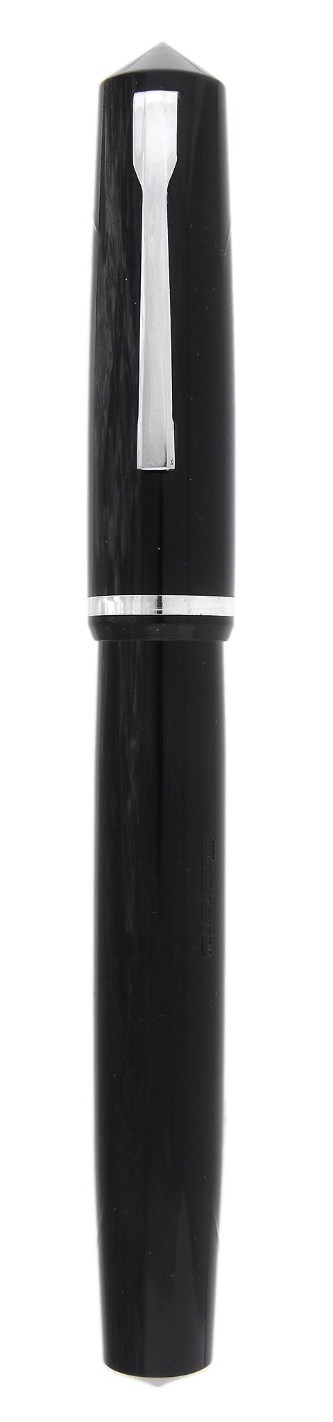 Montegrappa, Giant, a black resin fountain pen, circa 1955 Montegrappa, Giant, a black resin