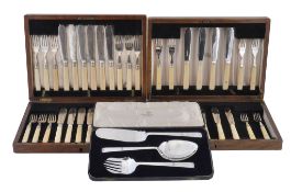 Three sets of electro-plated flatware, to include Three sets of electro-plated flatware, to include: