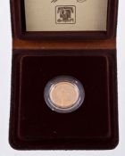 Elizabeth II, proof sovereign 1981, in case of issue. As struck Elizabeth II, proof sovereign